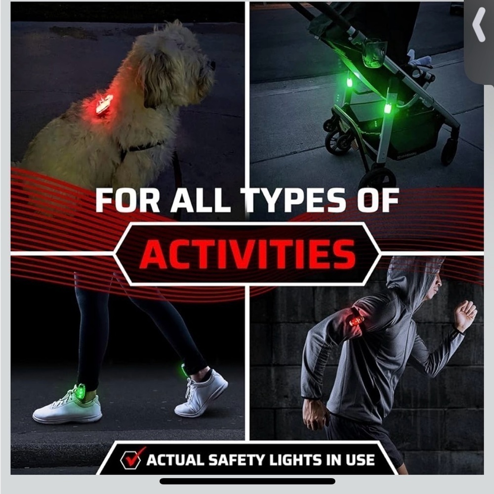GearLight Rechargeable Bike Light Headlight Tail Front Back Night Riding Safety - Picture 7 of 7